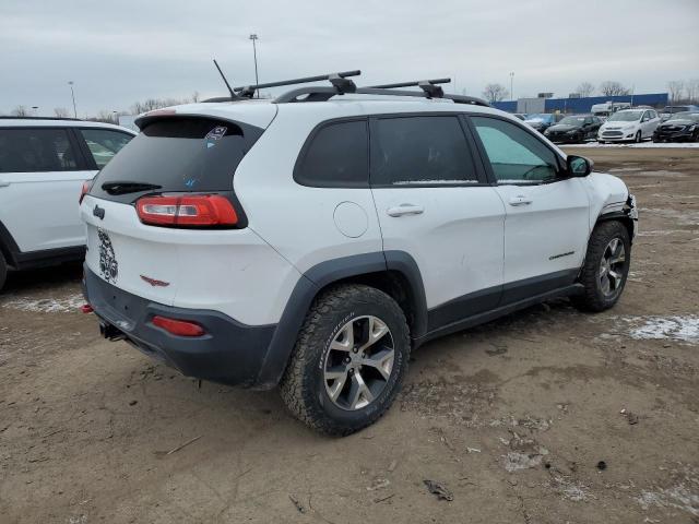 1C4PJMBS3FW662176 - 2015 JEEP CHEROKEE TRAILHAWK WHITE photo 3