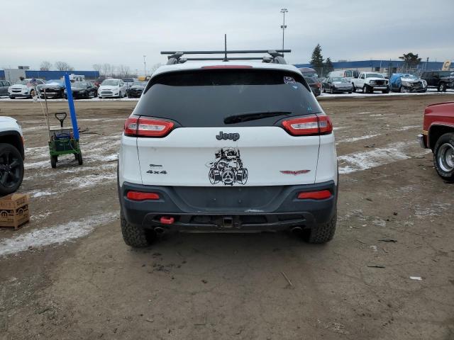 1C4PJMBS3FW662176 - 2015 JEEP CHEROKEE TRAILHAWK WHITE photo 6