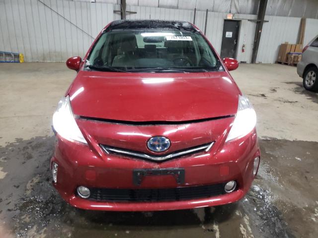 JTDZN3EU9C3017971 - 2012 TOYOTA PRIUS V RED photo 5