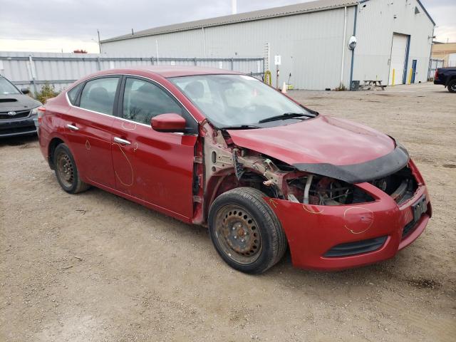 3N1AB7AP3DL772233 - 2013 NISSAN SENTRA S RED photo 4