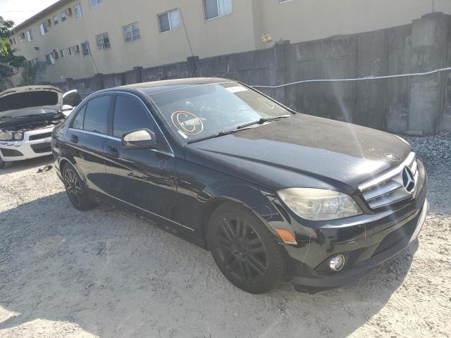 WDDGF54X68F171030 - 2008 MERCEDES-BENZ C 300 BLACK photo 4