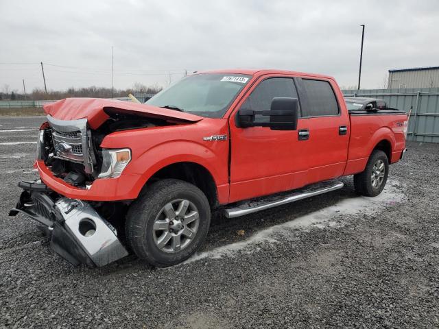 1FTFW1EF7EFC37052 - 2014 FORD F150 SUPERCREW RED photo 1