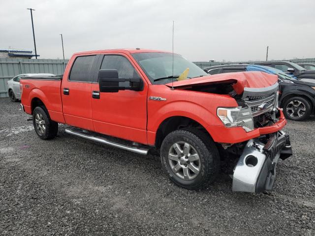 1FTFW1EF7EFC37052 - 2014 FORD F150 SUPERCREW RED photo 4
