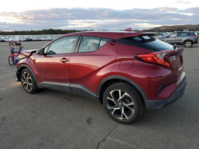 NMTKHMBX5JR052272 - 2018 TOYOTA C-HR XLE BURGUNDY photo 2