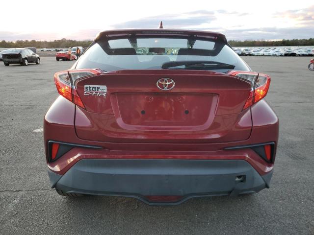 NMTKHMBX5JR052272 - 2018 TOYOTA C-HR XLE BURGUNDY photo 6