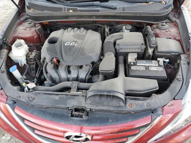 5NPEB4AC7EH828055 - 2014 HYUNDAI SONATA GLS BURGUNDY photo 11