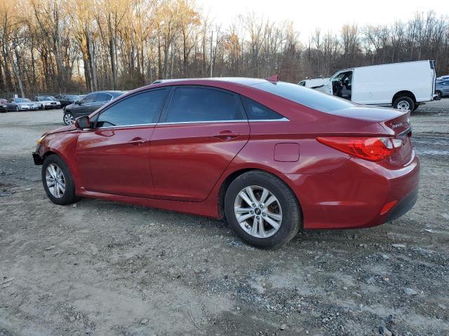 5NPEB4AC7EH828055 - 2014 HYUNDAI SONATA GLS BURGUNDY photo 2