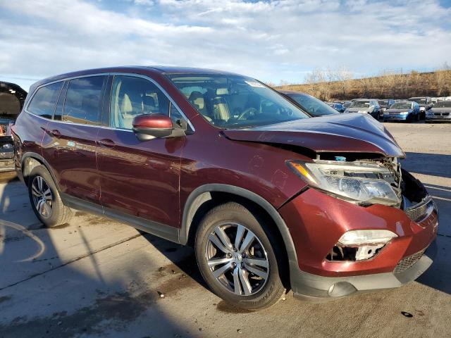 5FNYF6H55JB023877 - 2018 HONDA PILOT EXL BURGUNDY photo 4