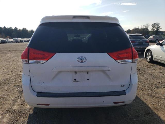 5TDKK3DC4ES431115 - 2014 TOYOTA SIENNA LE WHITE photo 6