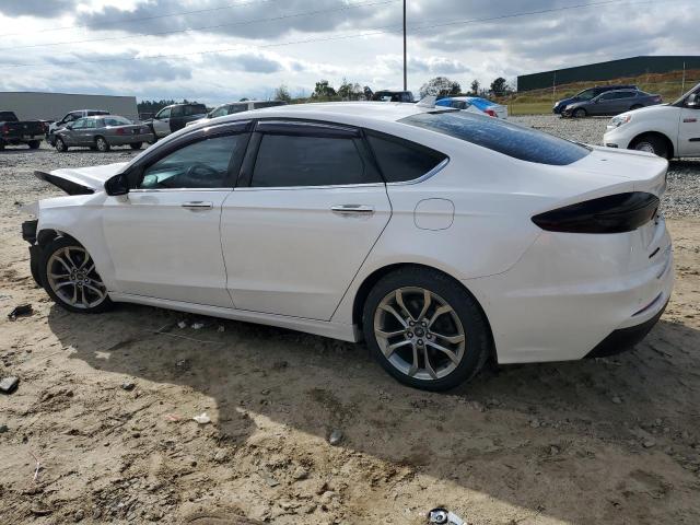 3FA6P0CD6LR143839 - 2020 FORD FUSION SEL WHITE photo 2