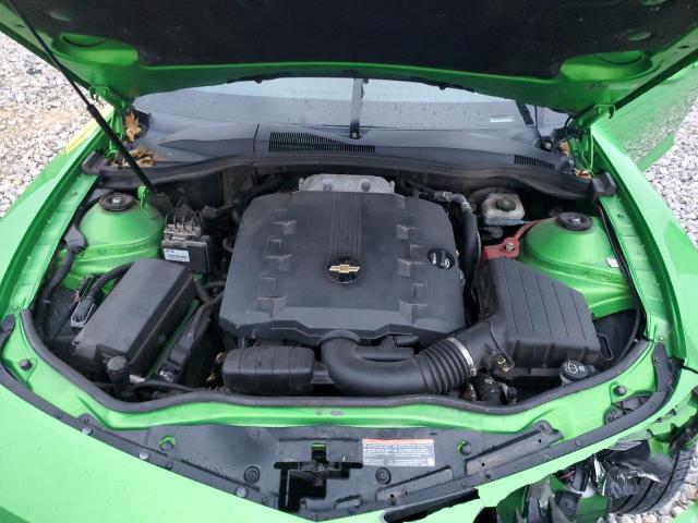 2G1FB1EVXA9224729 - 2010 CHEVROLET CAMARO LT GREEN photo 11