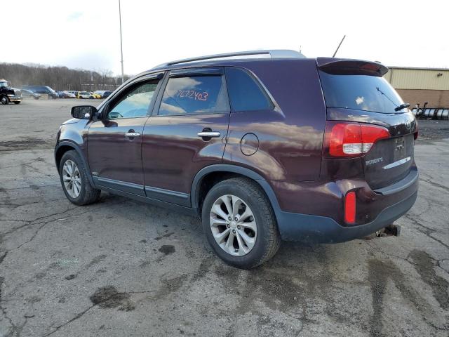 5XYKUDA71FG624411 - 2015 KIA SORENTO EX PURPLE photo 2