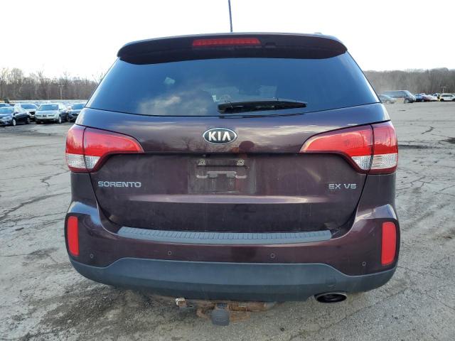 5XYKUDA71FG624411 - 2015 KIA SORENTO EX PURPLE photo 6