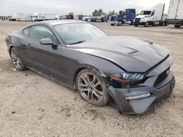 1FA6P8TH3K5108825 - 2019 FORD MUSTANG GRAY photo 4