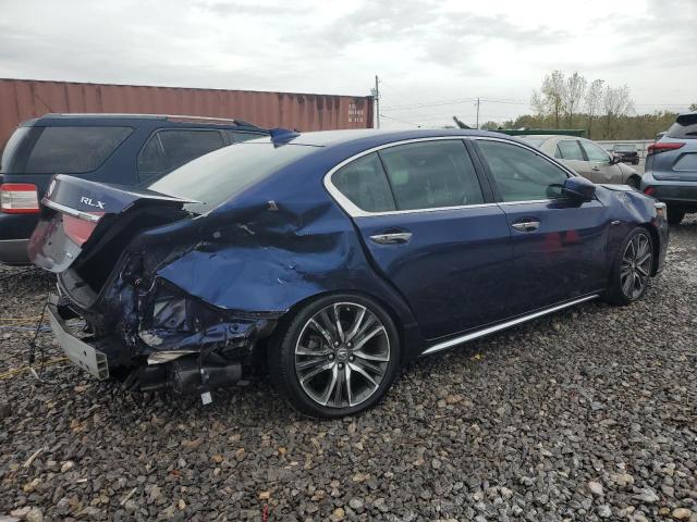 JH4KC2F99JC000045 - 2018 ACURA RLX SPORT HYBRID ADVANCE BLUE photo 3
