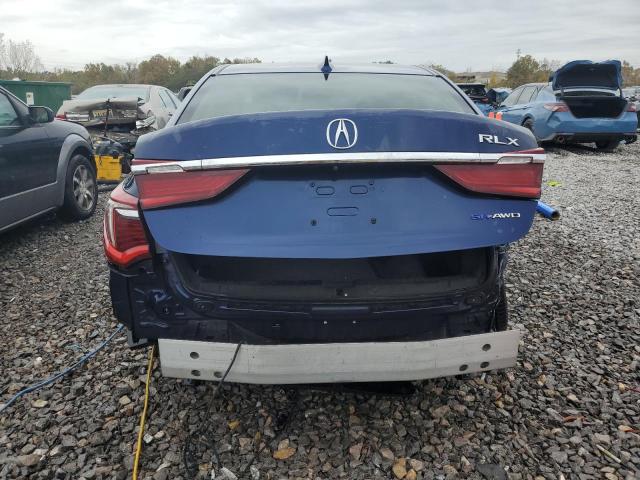 JH4KC2F99JC000045 - 2018 ACURA RLX SPORT HYBRID ADVANCE BLUE photo 6