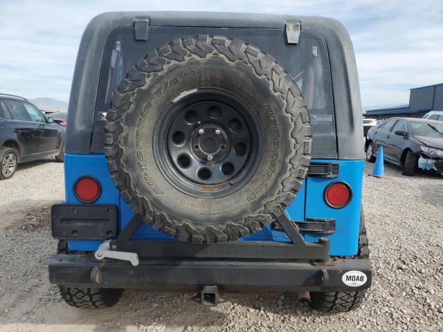 1J4FY19S6VP500380 - 1997 JEEP WRANGLER / SPORT BLUE photo 6