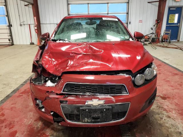 1G1JC5SG8F4136647 - 2015 CHEVROLET SONIC LT RED photo 5