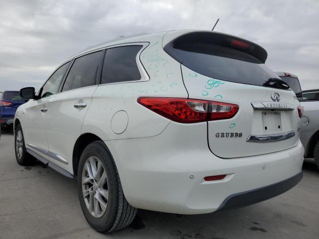 5N1AL0MN8EC554583 - 2014 INFINITI QX60 WHITE photo 2