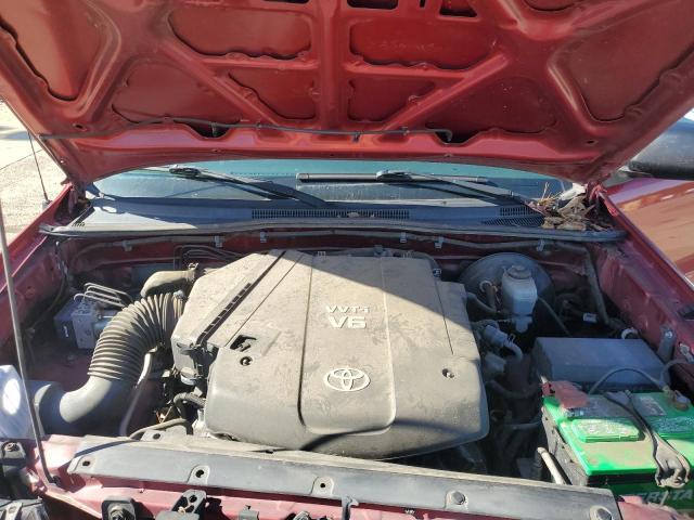 3TMJU62NX8M058887 - 2008 TOYOTA TACOMA DOUBLE CAB PRERUNNER BURGUNDY photo 11