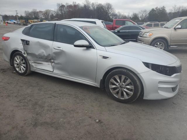 5XXGU4L35JG273757 - 2018 KIA OPTIMA EX SILVER photo 4