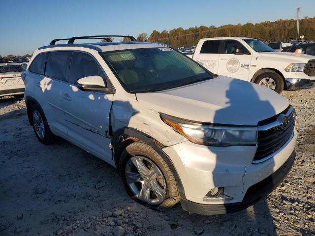 5TDDKRFH3FS133239 - 2015 TOYOTA HIGHLANDER LIMITED WHITE photo 4