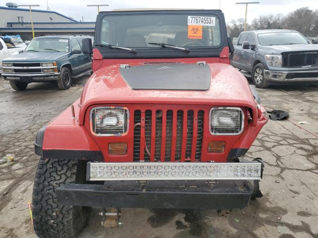 1J4FY19P5PP210176 - 1993 JEEP WRANGLER / S RED photo 5