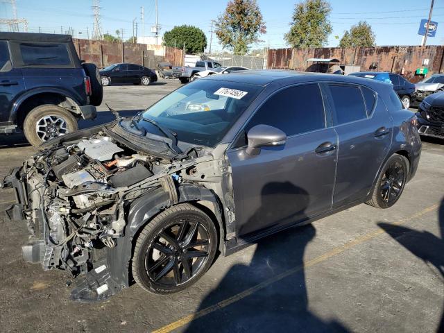 JTHKD5BHXE2204165 - 2014 LEXUS CT 200 GRAY photo 1