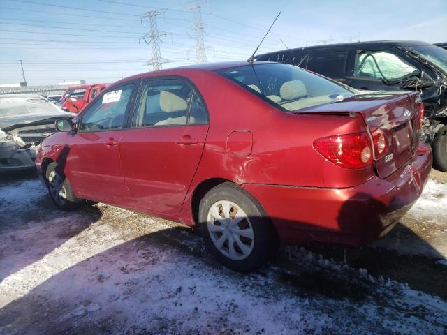 1NXBR32E55Z559242 - 2005 TOYOTA COROLLA CE RED photo 2