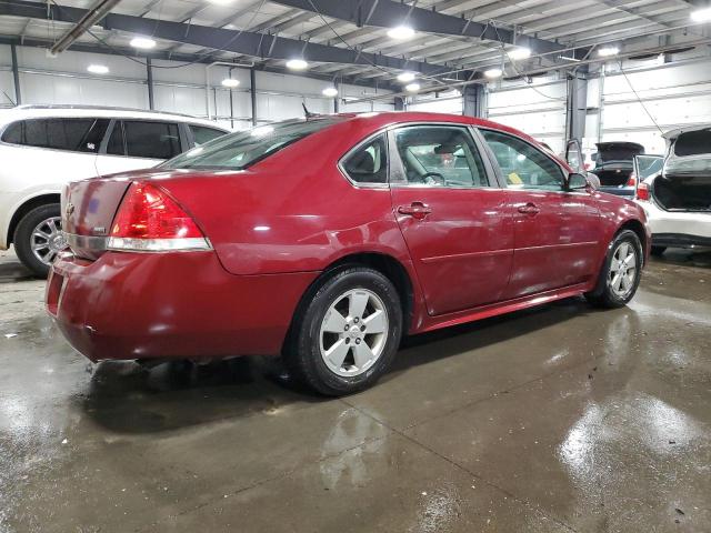 2G1WB5EK8A1149766 - 2010 CHEVROLET IMPALA LT MAROON photo 3