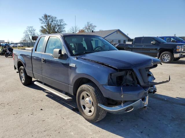 1FTRX12WX7KD17745 - 2007 FORD F150 BLUE photo 4