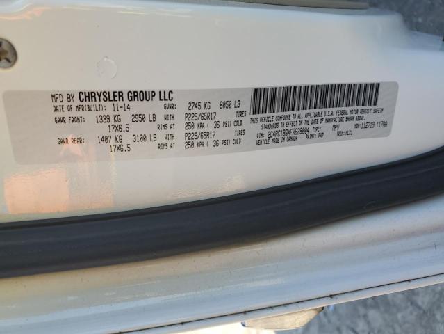 2C4RC1BGXFR629004 - 2015 CHRYSLER TOWN & COU TOURING 白色 照片 12