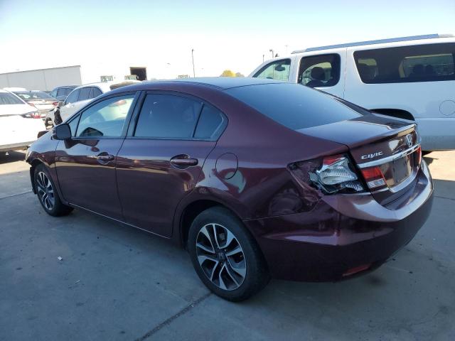 19XFB2F89DE213071 - 2013 HONDA CIVIC EX BURGUNDY photo 2