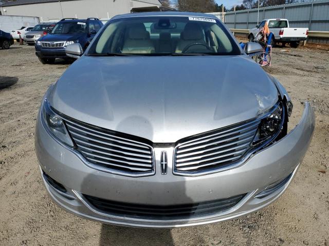 3LN6L2LU7ER810336 - 2014 LINCOLN MKZ HYBRID SILVER photo 5