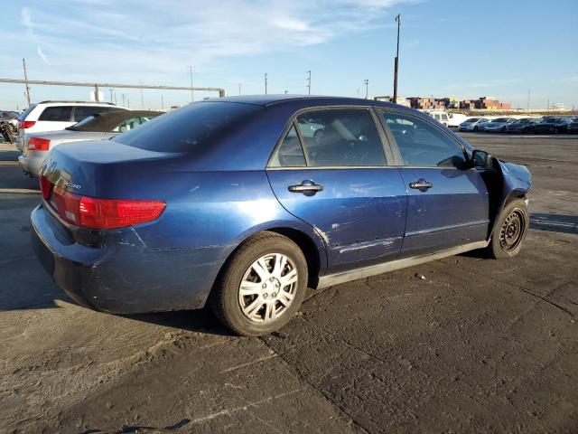 1HGCM56125A120464 - 2005 HONDA ACCORD DX BLUE photo 3