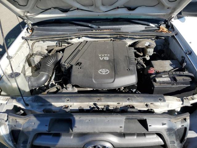 5TETU4GN5AZ675094 - 2010 TOYOTA TACOMA PRERUNNER ACCESS CAB WHITE photo 11