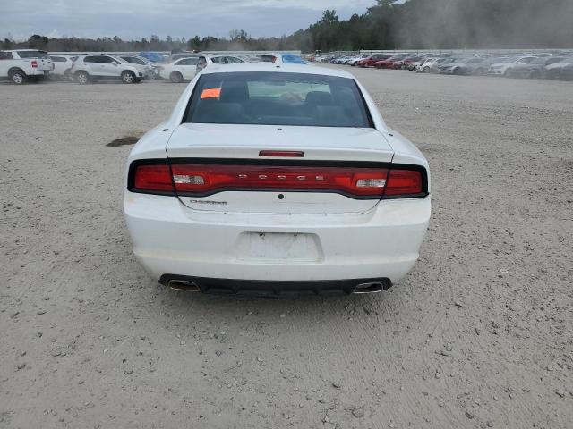 2C3CDXAGXCH304379 - 2012 DODGE CHARGER POLICE WHITE photo 6