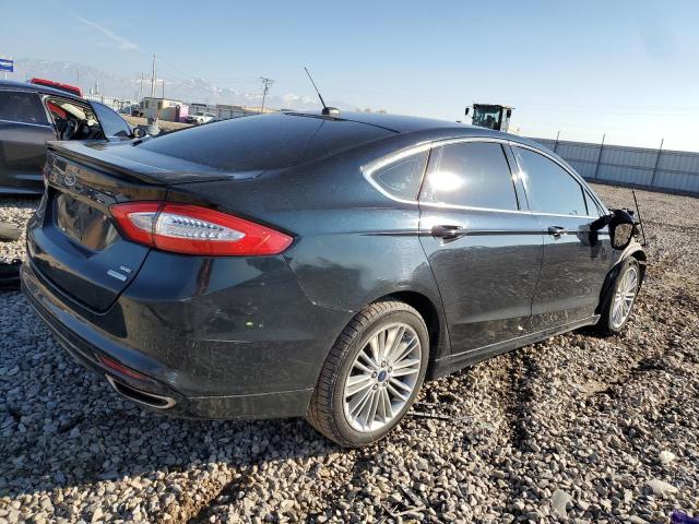 3FA6P0H98ER294236 - 2014 FORD FUSION SE BLACK photo 3