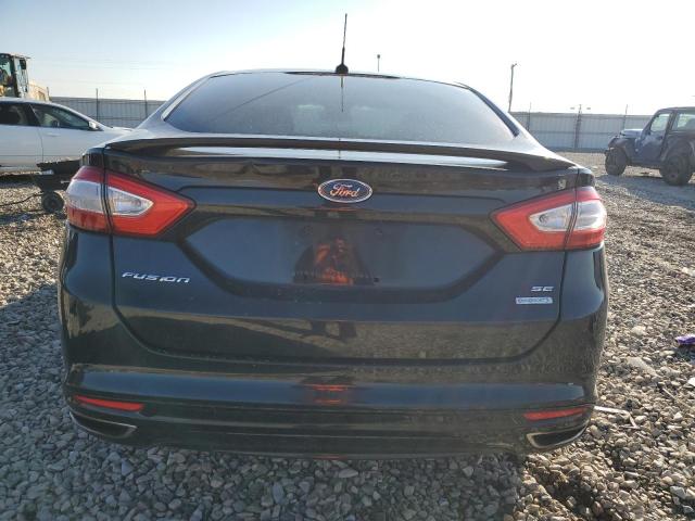 3FA6P0H98ER294236 - 2014 FORD FUSION SE BLACK photo 6