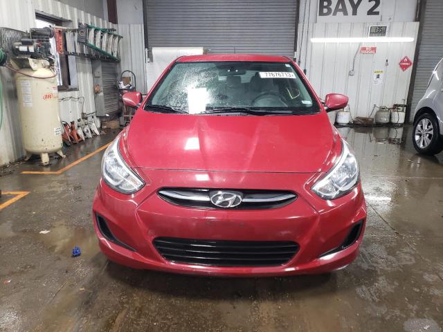 KMHCT5AE9HU323152 - 2017 HYUNDAI ACCENT SE RED photo 5