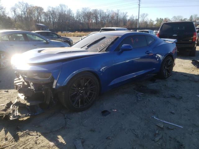 1G1FK1R68J0112363 - 2018 CHEVROLET CAMARO ZL1 蓝色 照片 1