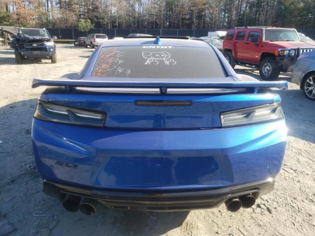 1G1FK1R68J0112363 - 2018 CHEVROLET CAMARO ZL1 BLUE photo 6