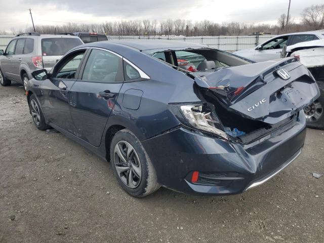 19XFC2F60KE027718 - 2019 HONDA CIVIC LX BLUE photo 2