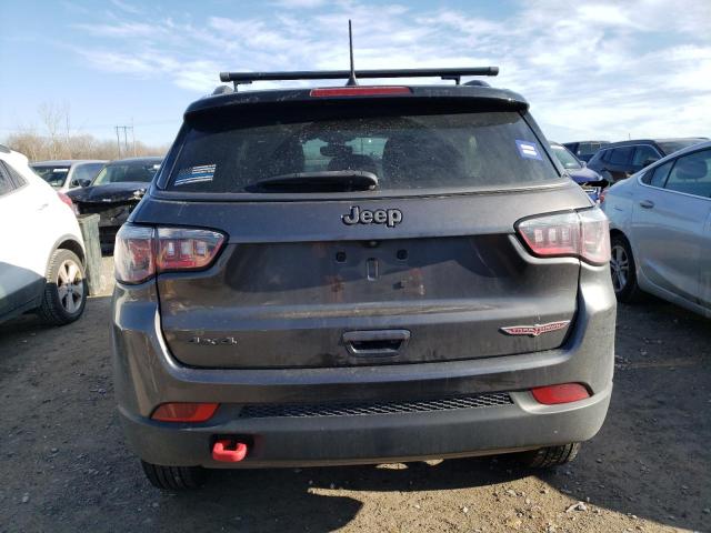 3C4NJDDB6KT594704 - 2019 JEEP COMPASS TRAILHAWK GRAY photo 6