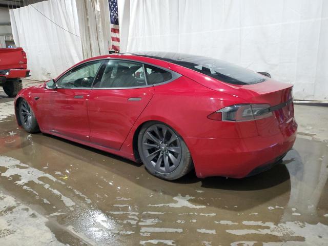 5YJSA1E23KF311772 - 2019 TESLA MODEL S RED photo 2