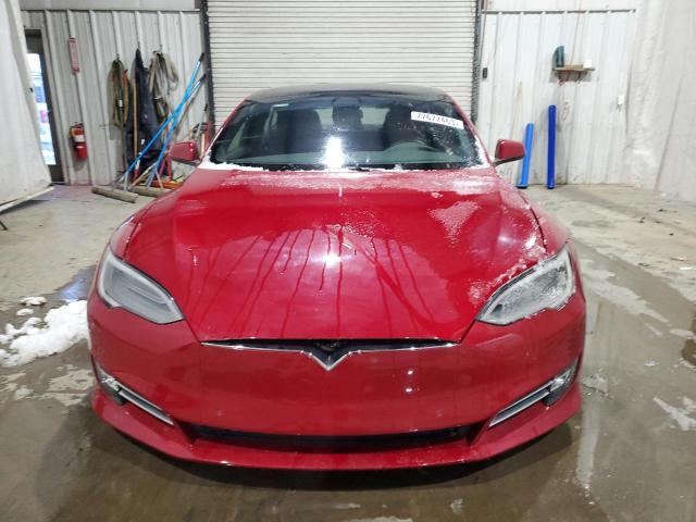 5YJSA1E23KF311772 - 2019 TESLA MODEL S RED photo 5