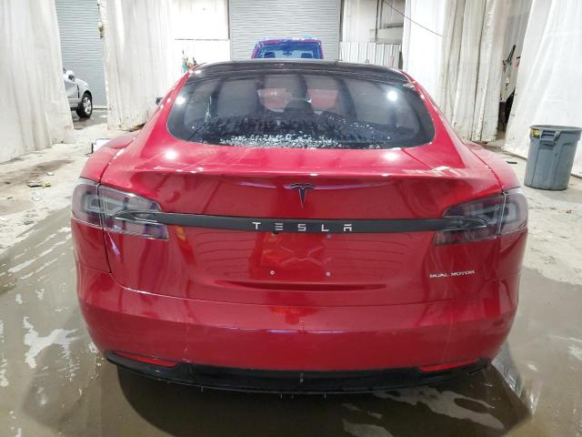 5YJSA1E23KF311772 - 2019 TESLA MODEL S RED photo 6