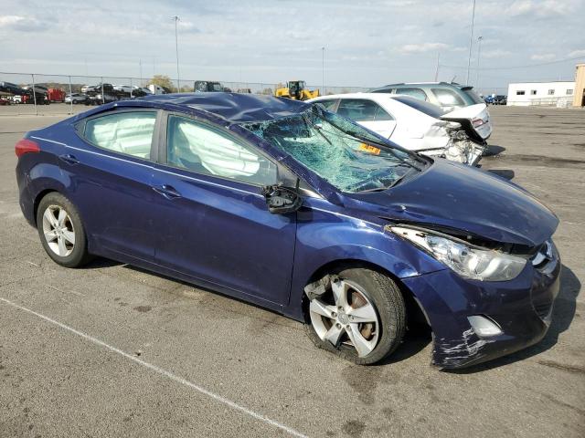 5NPDH4AE9DH191678 - 2013 HYUNDAI ELANTRA GLS BLUE photo 4