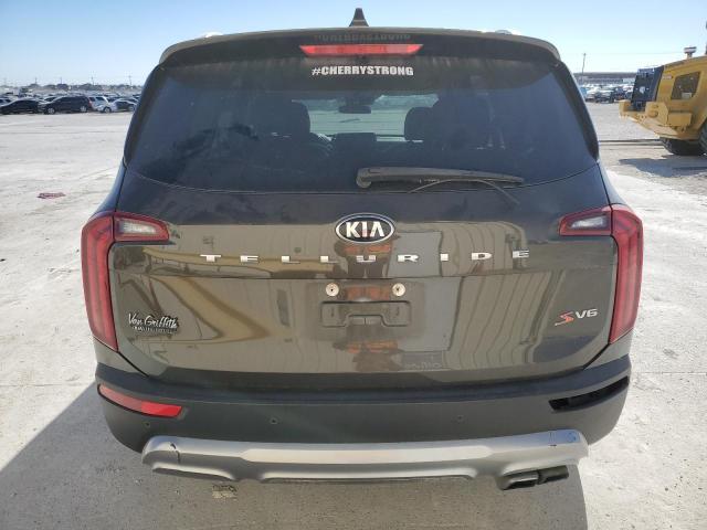 5XYP64HC9LG012097 - 2020 KIA TELLURIDE S GREEN photo 6