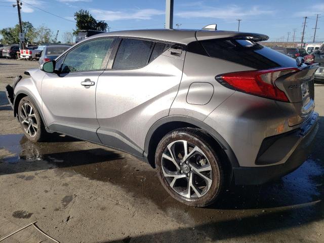 JTNKHMBX9K1020145 - 2019 TOYOTA C-HR XLE SILVER photo 2